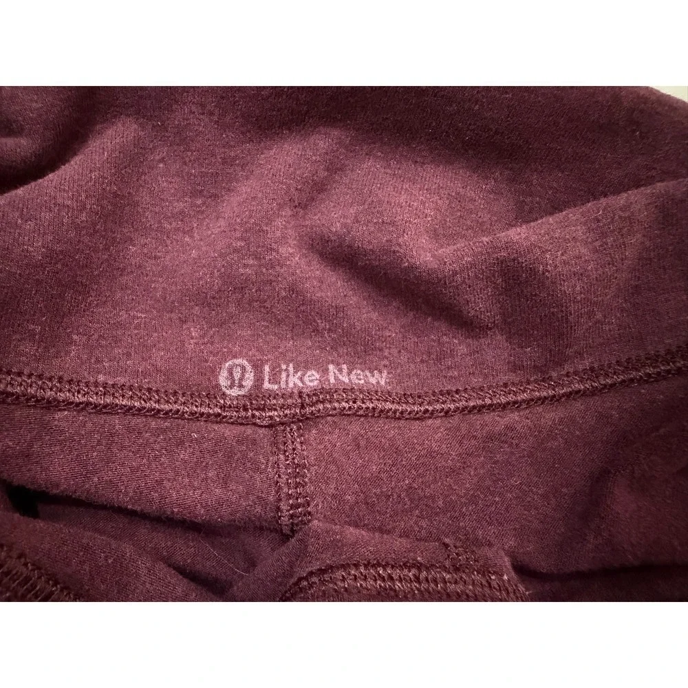 Lululemon Align High-Rise Pant 25 Nulu Leggings Dark Red Plum Heathered Womens